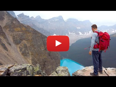 YouTube video of a man hiking the Tower of Babel.