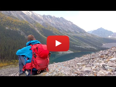 YouTube video of a man hiking to Consolation Lakes.