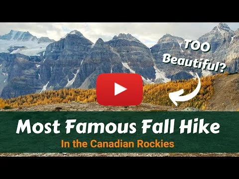 YouTube video of a man hiking Sentinel Pass and the Larch Velley.