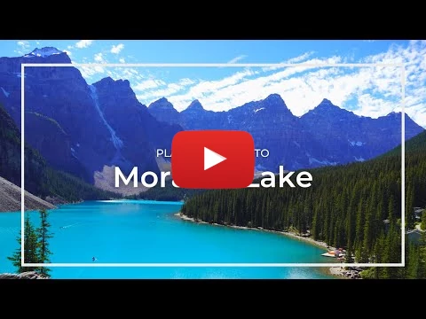 YouTube video with commentary and a tour in and around Moraine Lake.